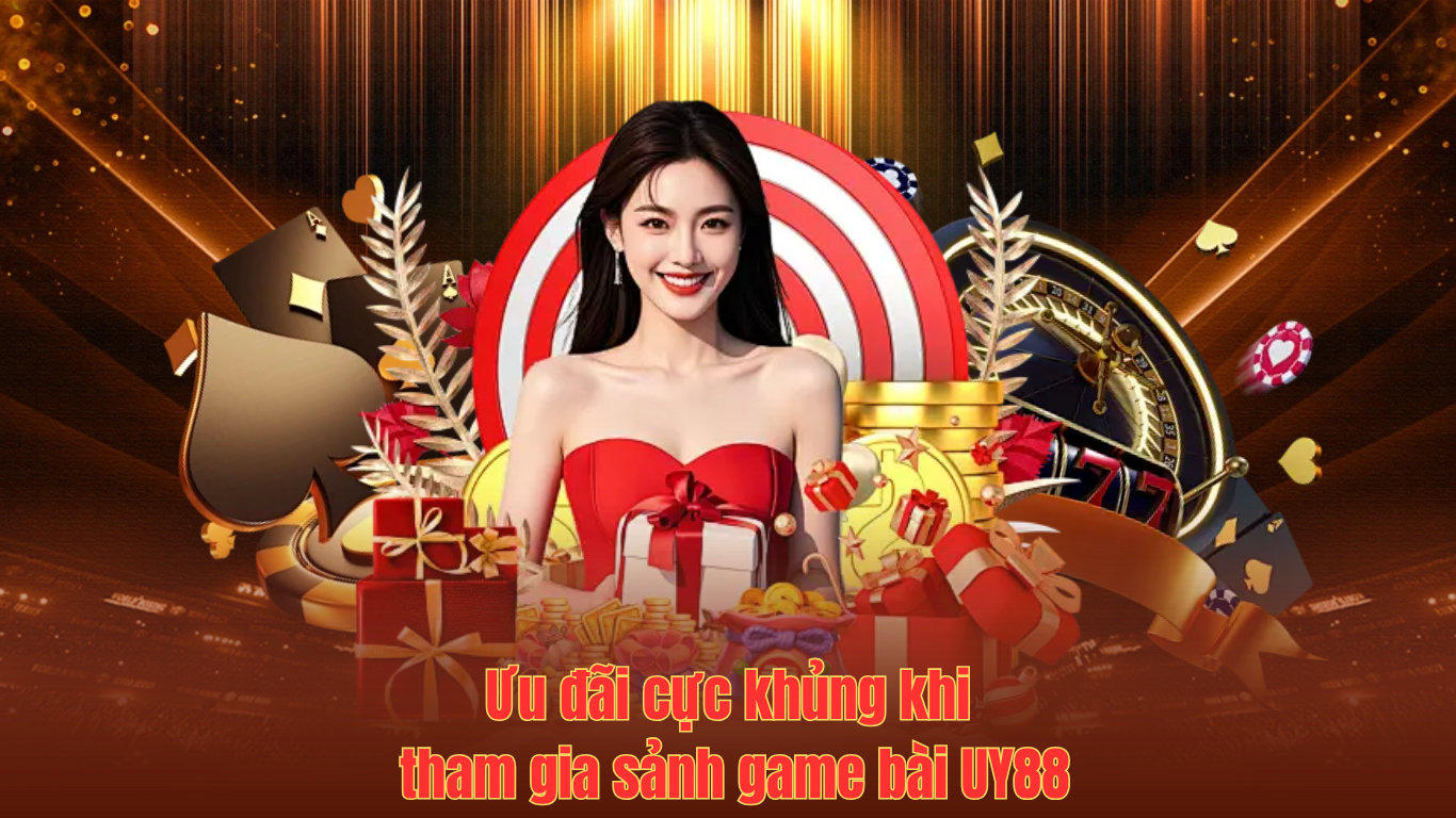Ưu đãi cực khủng khi tham gia sảnh game bài UY88